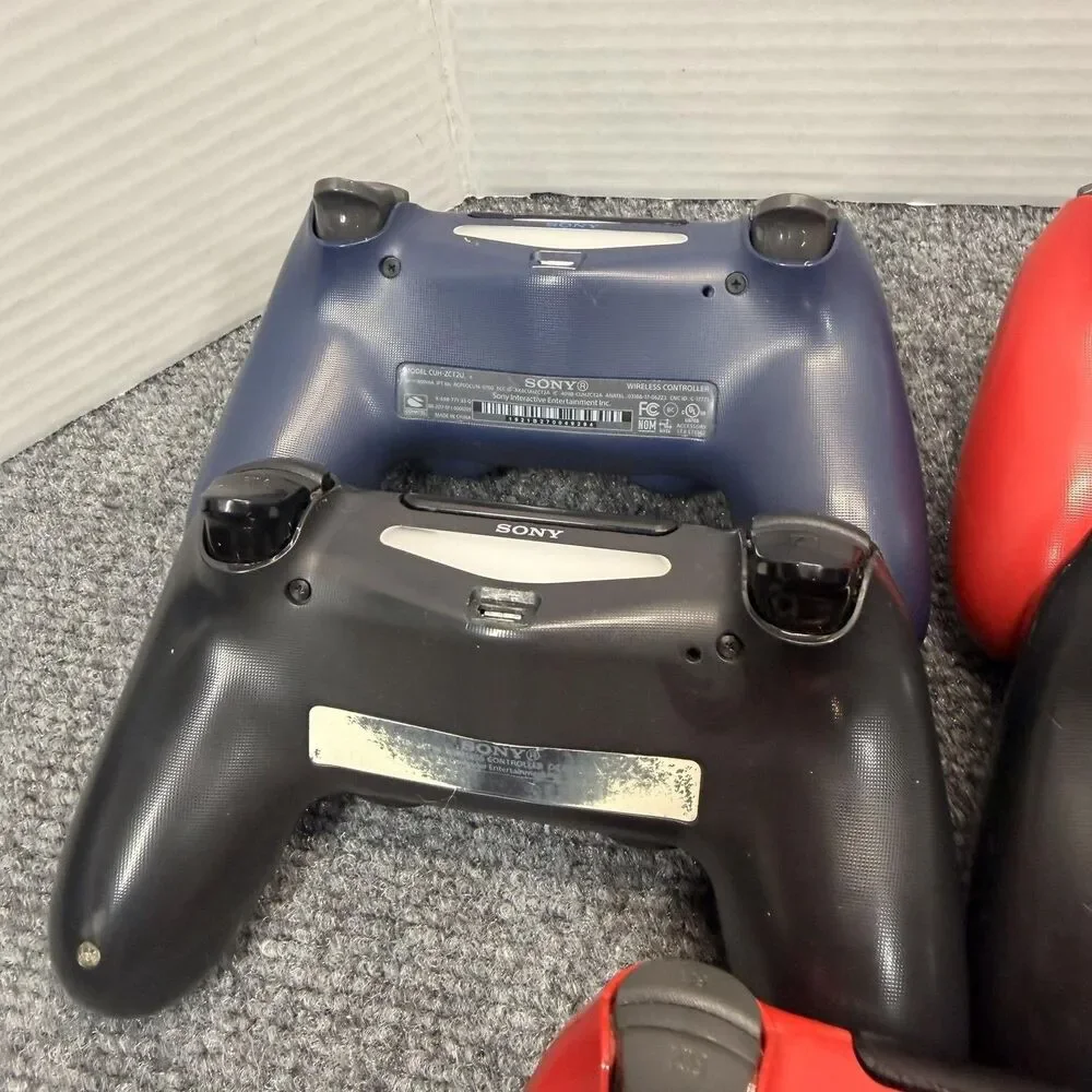 Sony PS4 DualShock 4 Wireless Controllers Lot Of 8 Red Blue Black OEM Bluetooth